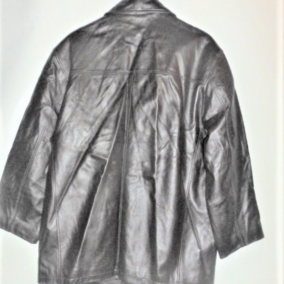Leonardos Men's LEATHER JACKET Sz Large Men's Coat Men's Jacket Canada - Picture 4 of 5